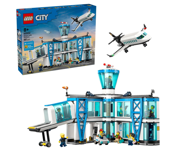 LEGO CITY 60502 Lotnisko z samolotem - 1473518 - zdjęcie 2